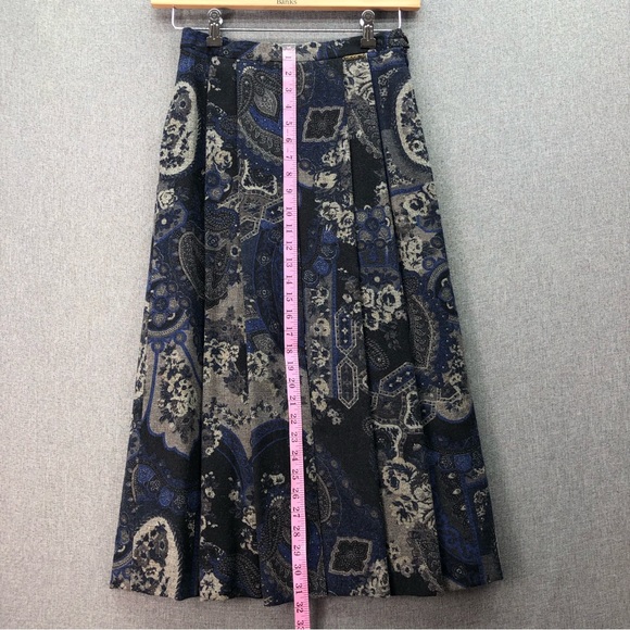 Geiger Women’s Multicolor Abstract Midi Skirt Size 36 - Picture 4 of 9